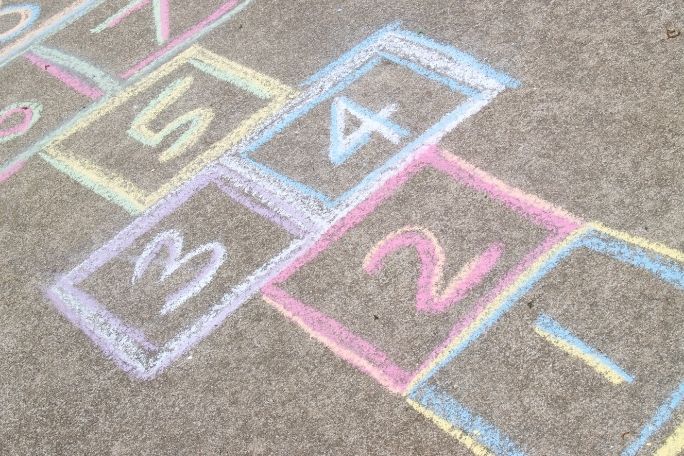 Indoor Hopscotch (home learning)