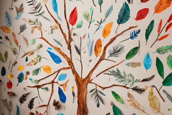 Schools Tree Day - Local Forest Mural