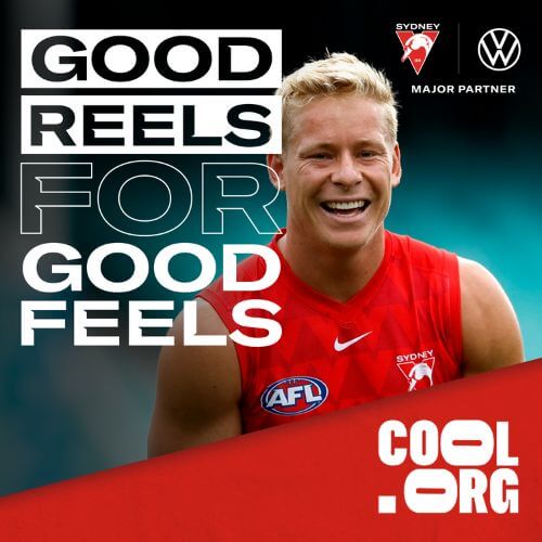 Event image for Sydney Swans Good Reels for Good Feels Competition