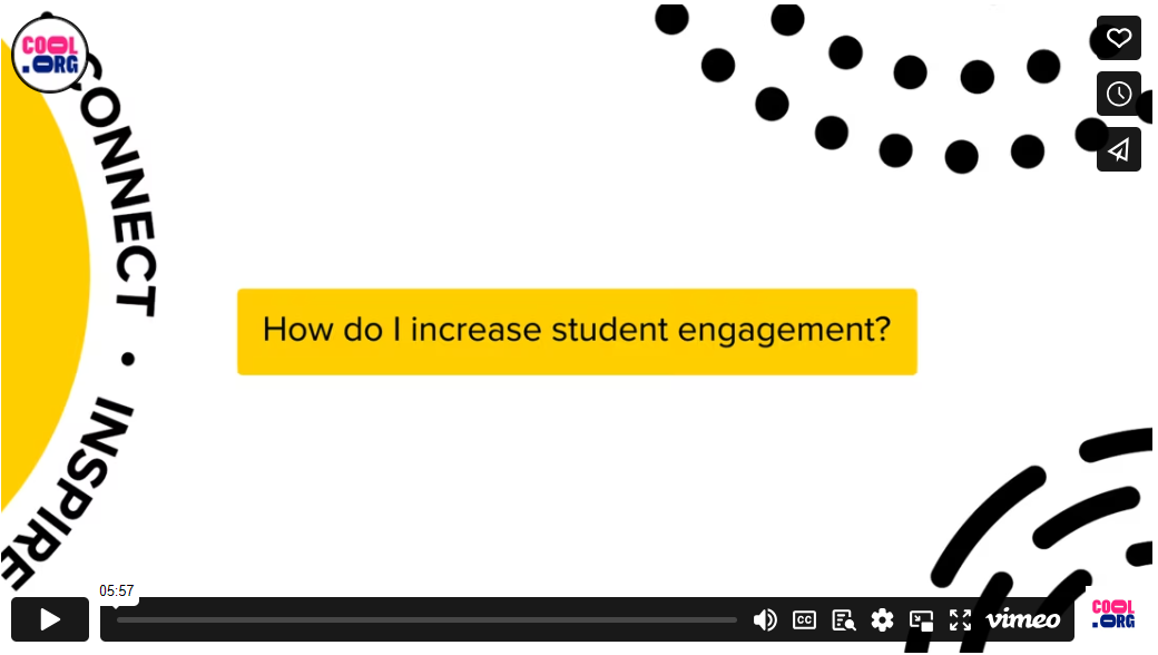 Increasing student engagement